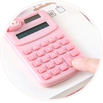 Cartoon Cute Calculator Fashion Mini Portable Μικρή Αριθμομηχανή Φορητός Υπολογιστής γραφείου για μαθητές Δημοτικού