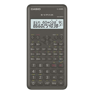 FX-82MS 2nd Scientific Calculator Multi-replay Function, 2-line Display Combination Statistics Calculator For University School