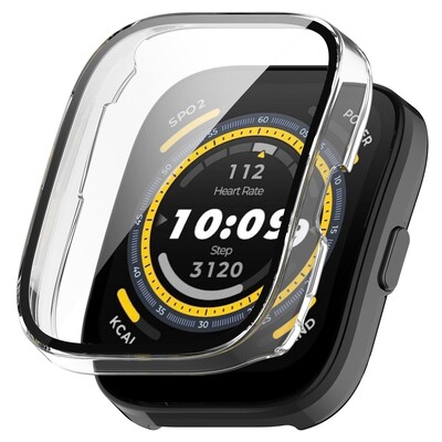 PC Case Glass za Amazfit Bip 5 All-around Screen Protector Bumper Shell Amazfit Bip 3 3 Pro Bip5 Cover Smartwatch Cover Dodaci