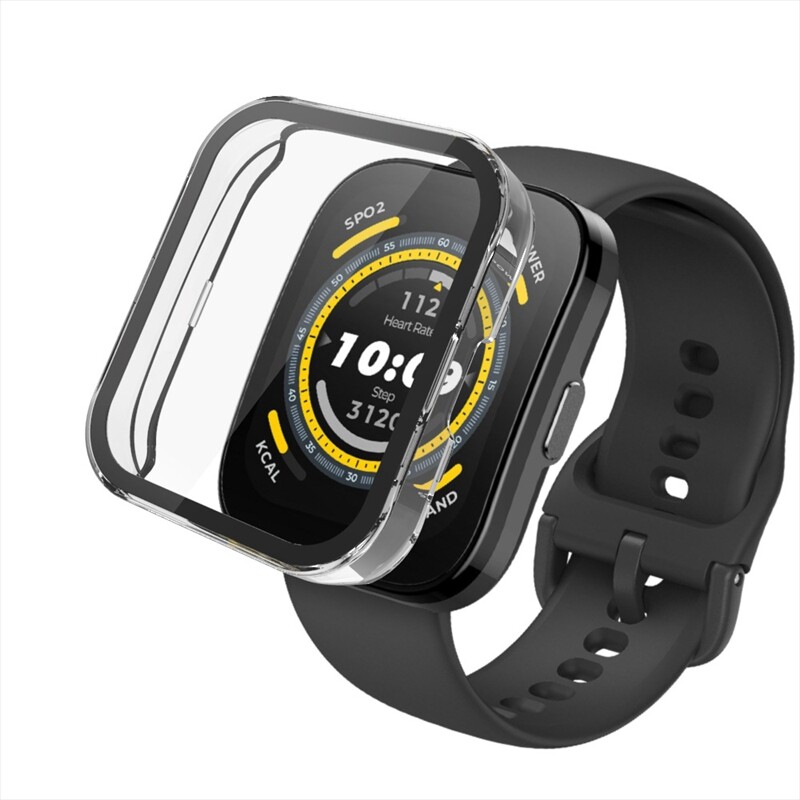 PC Case Glass za Amazfit Bip 5 All-around Screen Protector Bumper Shell Amazfit Bip 3 3 Pro Bip5 Cover Smartwatch Cover Dodaci