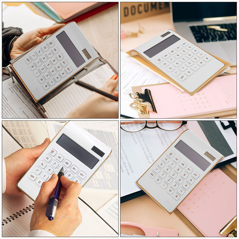 Ružičasto zlato Uredski materijal Kalkulator Solarni kalkulatori Računalni alat Ultra tanki plastični student