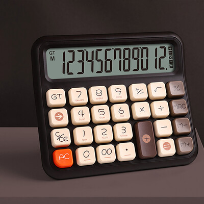 Osnovni kalkulator s iznimno velikim LCD zaslonom, prijenosno stolno računalo za kućnu upotrebu na baterije