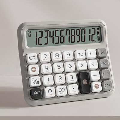 Osnovni kalkulator s iznimno velikim LCD zaslonom, prijenosno stolno računalo za kućnu upotrebu na baterije