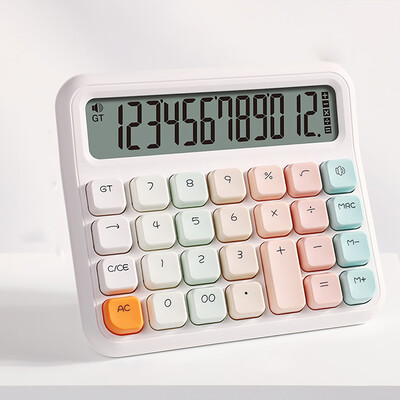 Osnovni kalkulator s iznimno velikim LCD zaslonom, prijenosno stolno računalo za kućnu upotrebu na baterije