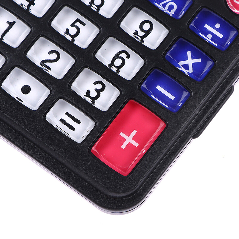 Calculator portabil cu cifre negre, 1 buc., minicalculator electronic din plastic, 8 cifre, dimensiune de buzunar