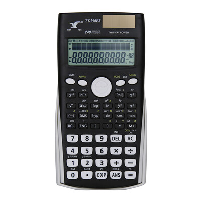 Znanstveni kalkulatori Matematički kalkulator s 240 višenamjenski kalkulator 2 retka LCD zaslon kalkulator za Učiteljski fakultet