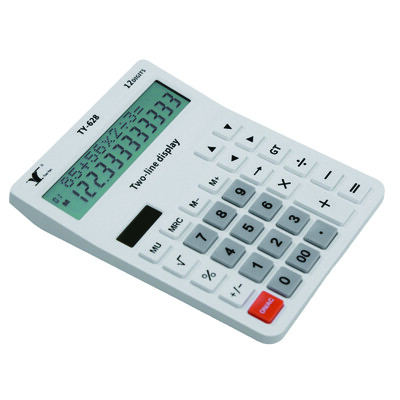 Настолен калкулатор 12-цифрен голям и LCD дисплей с големи бутони Калкулатори Слънчева енергия и работещи на батерии Подходящи за деца