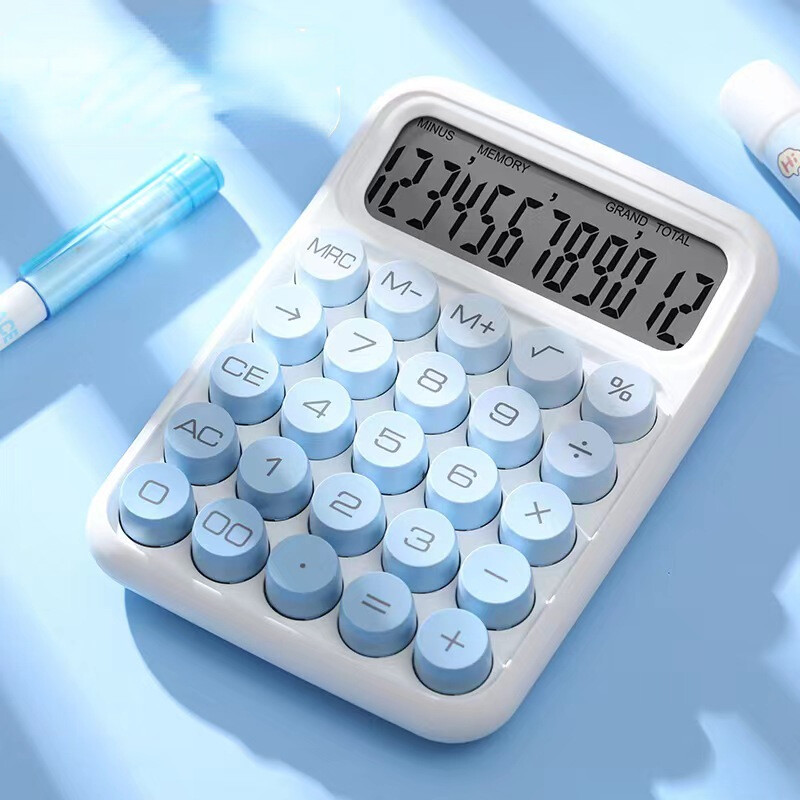 Gradation Candy Преносими калкулатори Голям дисплей Механична точкова клавиатура Обратно към училище Пособия Ученици/Финанси Канцеларски материали