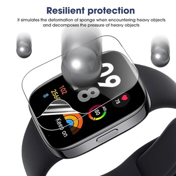 Μεμβράνη Hydrogel για Xiaomi Redmi Watch 3 Active Smartwatch Αξεσουάρ Καμπυλωτή μαλακή προστασία οθόνης Redmi Watch 3/3 Lite Not Glass