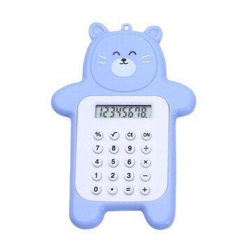 Mini Cartoon Calculator Pocket Μέγεθος 8 ψηφίων Οθόνη Φορητή Kawaii Small Button Calculate Students School Calculating Supplies