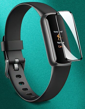 5D Soft Fiber Glass Protective Film For Fitbit Luxe Full Curved Screen Protector για αξεσουάρ Smartwatch Fitbit Luxe