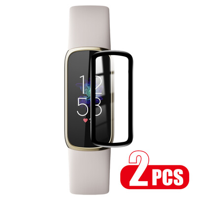 5D mekana zaštitna folija od staklenih vlakana za Fitbit Luxe Full Curved Cover Zaštitna folija za zaslon za Fitbit Luxe Smartwatch Dodaci