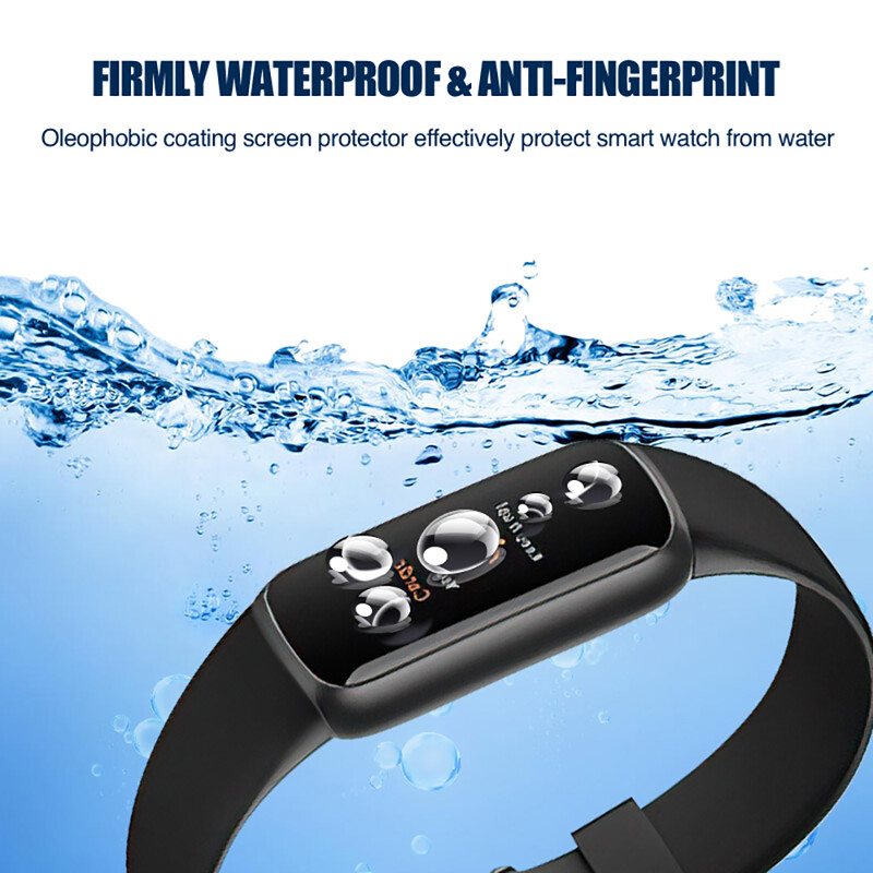5D mekana zaštitna folija od staklenih vlakana za Fitbit Luxe Full Curved Cover Zaštitna folija za zaslon za Fitbit Luxe Smartwatch Dodaci