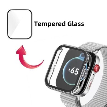 Θήκη Tempered Glass For Huawei Watch Fit 3 Bumper Full Cover Προστατευτικό οθόνης ρολογιού Για αξεσουάρ κέλυφος PC Huawei Watch Fit3