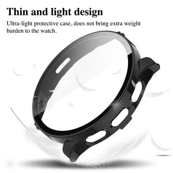 Glass+Case for Garmin Venu 3/3S Tempered Glass Screen Protector & Hard PC Protective Bumper for Venu3 Shell Accessories