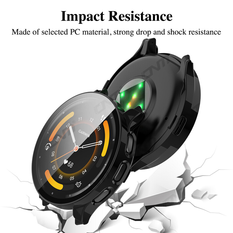 Staklo+kućište za Garmin Venu 3/3S Zaštitno staklo od kaljenog stakla i tvrdi PC zaštitni odbojnik za Venu3 Shell Dodaci