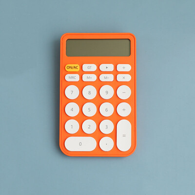 Modni Candy Color kalkulator Uredski kalkulator za učenje Računovodstveni mini prijenosni 12-znamenkasti zaslon Kalkulator s velikim zaslonom