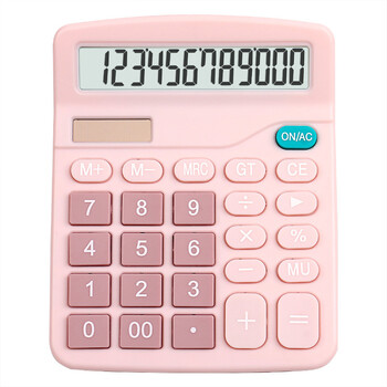 Solar Large Screen Dual Power Financial Accounting Students Business Desktop Supplies Office Calculator