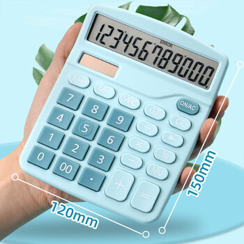 Solar Large Screen Dual Power Financial Accounting Students Business Desktop Supplies Office Calculator