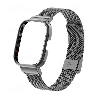 Za Redmi Watch 3/3 Active Metalna narukvica za Redmi Watch 2 Lite Band Cover Trap Xiaomi Watch Lite Magnetic loop+case protector