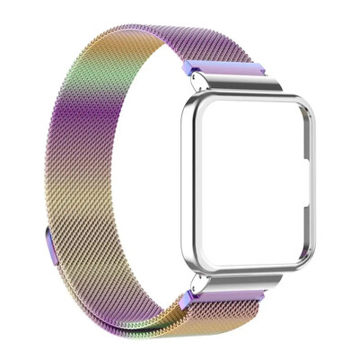 Za Redmi Watch 3/3 Active Metalna narukvica za Redmi Watch 2 Lite Band Cover Trap Xiaomi Watch Lite Magnetic loop+case protector