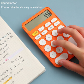 Simple Candy Color Handheld Calculator Student Learning Assistant Calculator Accounting Female Special Mini Portable Computer