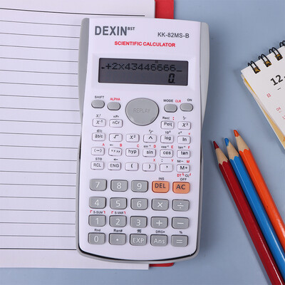 Ručni prijenosni 82MS znanstveni kalkulator Studentski dvoredni zaslon Višenamjenski kalkulator za podučavanje matematike