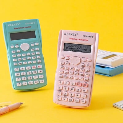 Calculator științific multifuncțional Student, simplu, portabil, cu ecran mare, cu funcție, Calculator, Papetarie, Rechizite de birou pentru școală