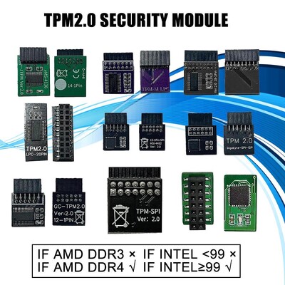 Το νεότερο TPM 2.0 Encryption Security Module Remote Card Supports Version 2.0 12 14 18 20-1 pin Support Motherboard Multi-brand