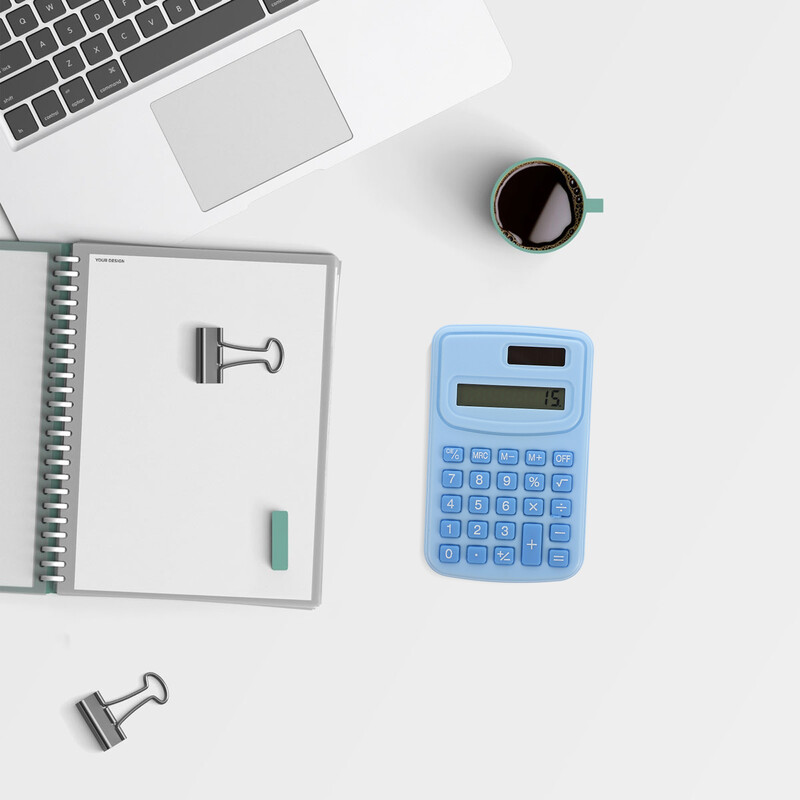 Skaičiuoklė Maži saldainiai Spalva Rankiniai studentai Biuro dekoras Rožinė Patogus dekoratyvinei seselei