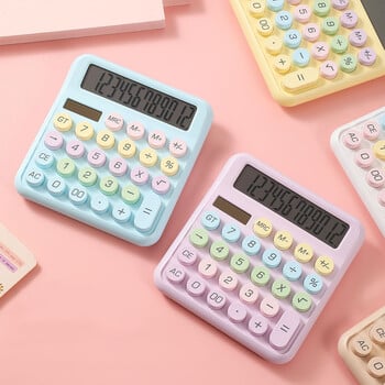 Dopamine Candy Colored Desktop Calculator Επιλογές πολλαπλών χρωμάτων 12 ψηφίων μεγάλη οθόνη Μαθητές Γραφεία Γραφεία Σχολικά προμήθειες