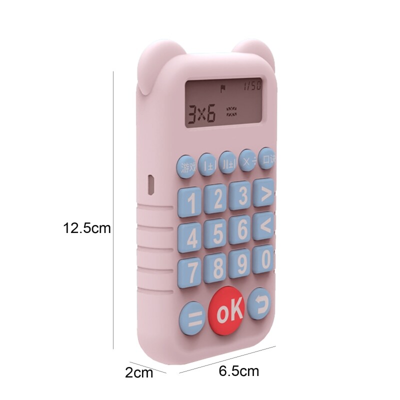 Įkraunamas vaikų matematikos skaičiavimo treneris matematikos intelektualioji mokymosi mašina su anglų / kinų balsu