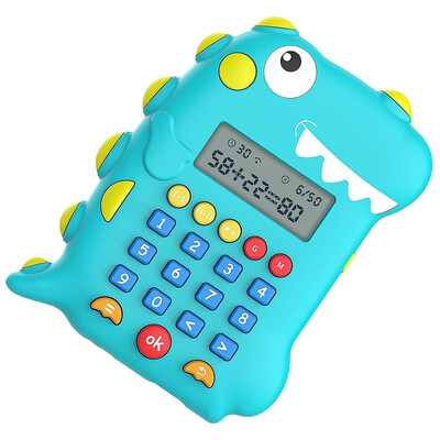 Mașină electronică de jocuri de matematică pentru copii Mașină pentru educație timpurie Calculator de desene animate pentru copii