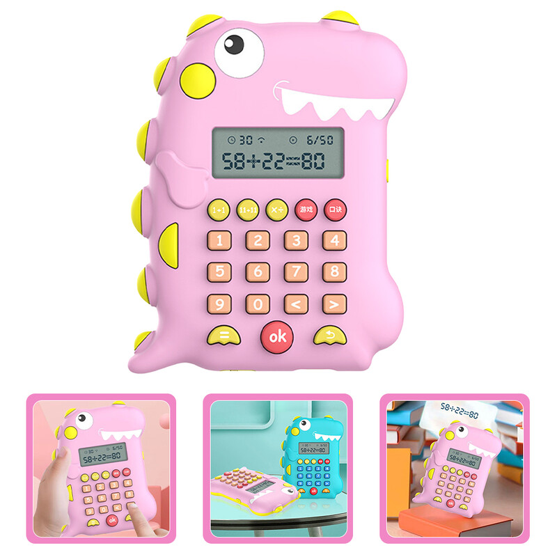 Electronic Math Games Machine Kids Early Education Machine Kids Cartoon Calculator