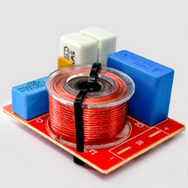 2 бр. 80 W 2-лентов Hi-Fi високоговорител, честотен разделител, кръстосани филтри с разклонителна кутия