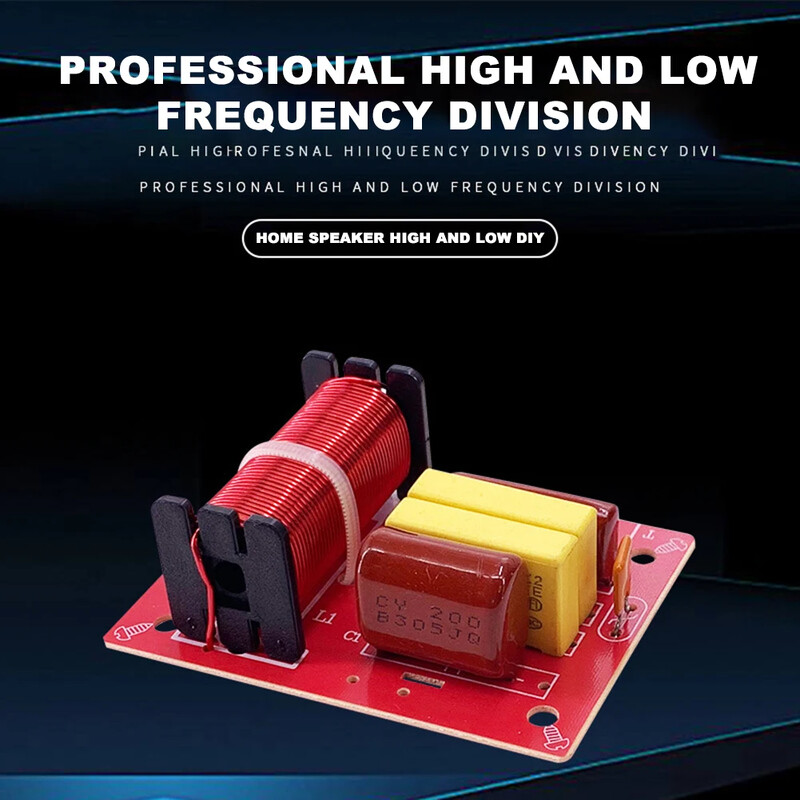 Честотен делител на високоговорителя Стерео кросоувър WEAH-234 80W 2-лентов високоговорител Честотен делител Аудио Високи бас Филтър