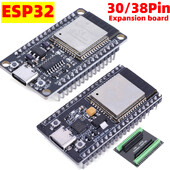ESP32 ploča za proširenje WiFi+Bluetooth-kompatibilna razvojna ploča ultra niske potrošnje 30/38Pin ESP-32S ESP32-WROOM-32D/32U ESP 32