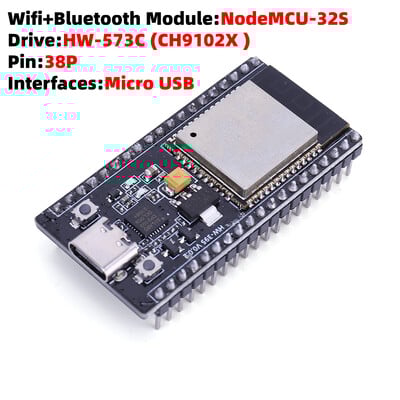 ESP32 ploča za proširenje WiFi+Bluetooth-kompatibilna razvojna ploča ultra niske potrošnje 30/38Pin ESP-32S ESP32-WROOM-32D/32U ESP 32