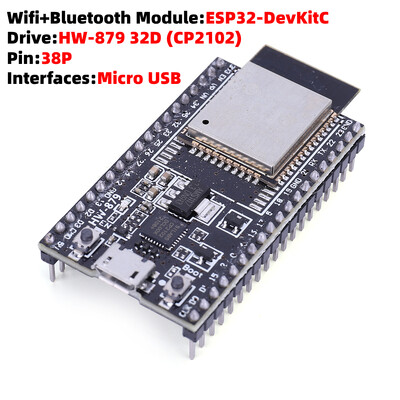 ESP32 ploča za proširenje WiFi+Bluetooth-kompatibilna razvojna ploča ultra niske potrošnje 30/38Pin ESP-32S ESP32-WROOM-32D/32U ESP 32