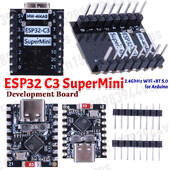 skirta Arduino ESP32-C3 Super Mini WiFi Bluetooth plėtros plokštė ESP32 C3 Dev IOT plokštė ESP32C3FN4 suvirinta ir nesuvirinta