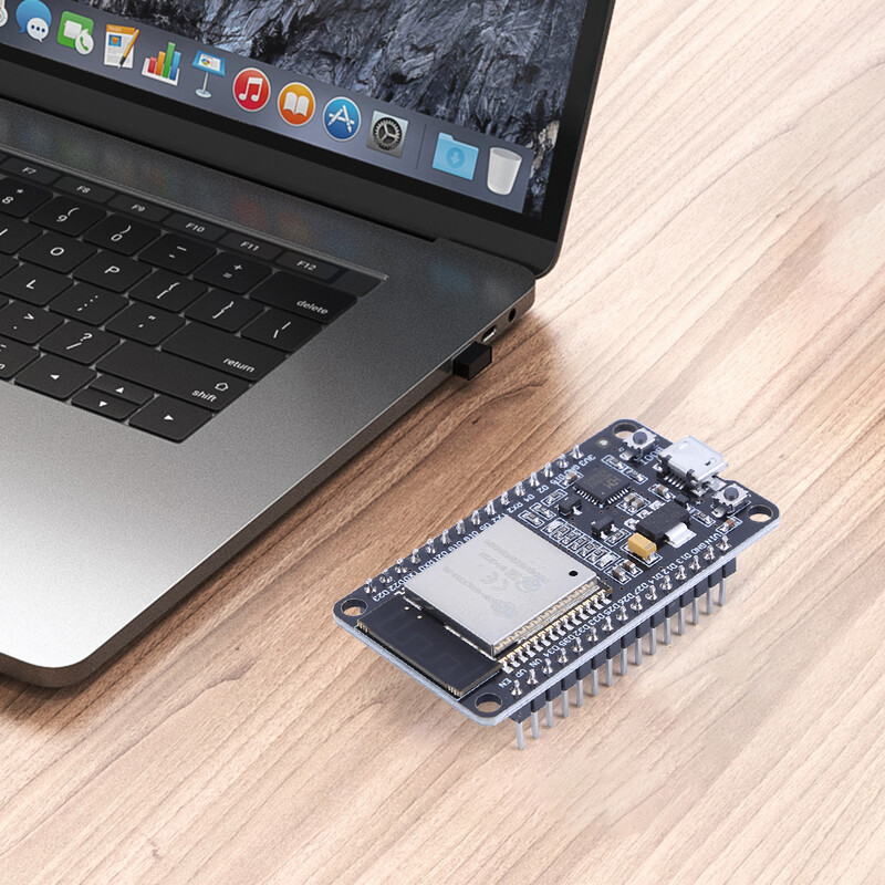 ESP32 plėtros plokštė 30 kontaktų Breakout plokštė WiFi + Bluetooth ypač mažos galios dviejų branduolių ESP-WROOM-32 išplėtimo plokštė, skirta Arduino
