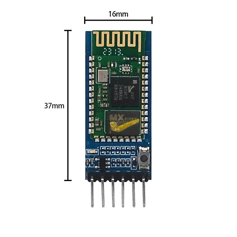 HC-05 HC-06 Master-Slave 6Pin/4Pin Anti-Reverse, Integruotas Bluetooth Serial Pass-Through Modulis, Belaidis Serialas skirtas Arduino
