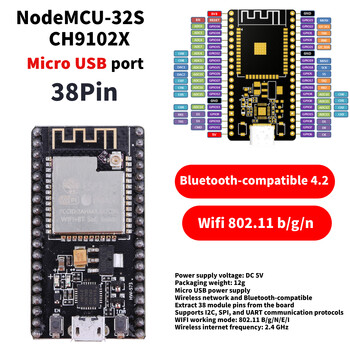 Type-c/Mirco USB ESP-WROOM-32 Development Board Esp32 38 pin/30pin WiFi+Bluetooth Ultra-Low Power Wireless Module for Smart Home