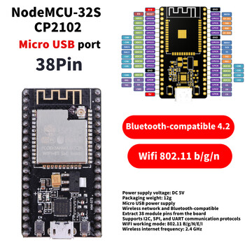 Type-c/Mirco USB ESP-WROOM-32 Development Board Esp32 38 pin/30pin WiFi+Bluetooth Ultra-Low Power Wireless Module for Smart Home