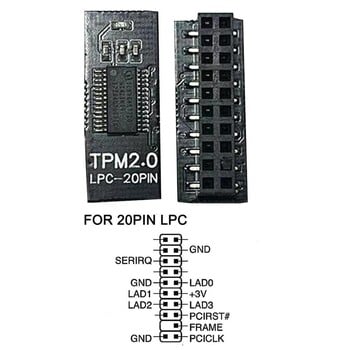 Το νεότερο TPM 2.0 Encryption Security Module Remote Card Supports Version 2.0 12 14 18 20-1 pin Support Motherboard Multi-brand