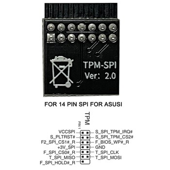 Το νεότερο TPM 2.0 Encryption Security Module Remote Card Supports Version 2.0 12 14 18 20-1 pin Support Motherboard Multi-brand