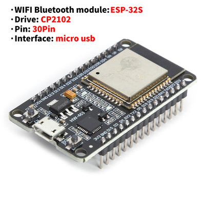 Платка за разработка ESP32 WiFi+Bluetooth ултра-ниска консумация на енергия двуядрен ESP-32S ESP32-WROOM-32D/32U ESP 32 разширителна платка
