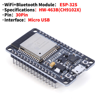 Платка за разработка ESP32 WiFi+Bluetooth ултра-ниска консумация на енергия двуядрен ESP-32S ESP32-WROOM-32D/32U ESP 32 разширителна платка