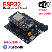 ESP32 razvojna ploča TYPE-C CH340C WiFi+Bluetooth dvojezgrena ultra-niska snaga ESP32-DevKitC-32 ESP-WROOM-32 ploča za proširenje