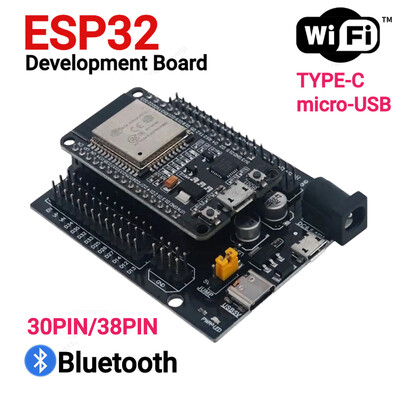 Placă de dezvoltare ESP32 TYPE-C CH340C WiFi+Bluetooth Putere ultra scăzută Dual Core ESP32-DevKitC-32 Placă de expansiune ESP-WROOM-32